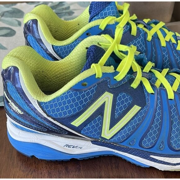 New Balance Men's Size 8 M890v3 Blue/Yellow Running Shoe Made in USA Sneakers - Picture 5 of 12